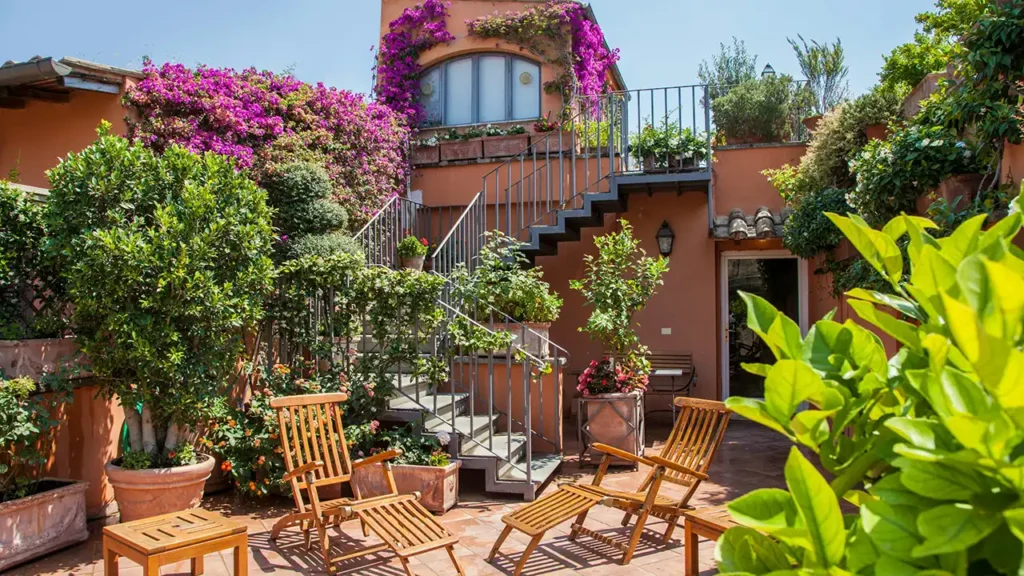 Une terrasse comme jardin